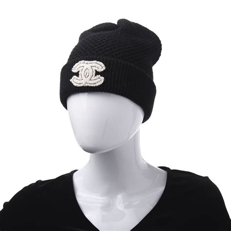 chanel black beanie|chanel inspired hats.